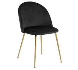 Stolička Louise Čierna / Zlatá