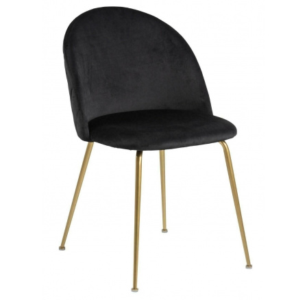 Stolička Louise Čierna / Zlatá