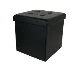 Pufa Intesi Vels eko koža čierna