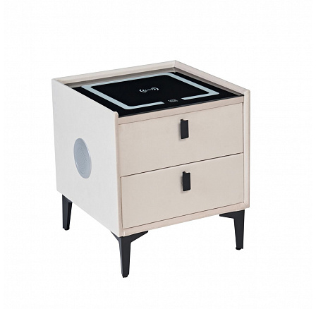 PREDPREDAJ -15% do 05.05! Nočný stolík SMART - zamatový béžový Riviera 06 SN11-FX PREDPREDAJ -15% do 05.05! Nočný stolík SMART - zamatový béžový Riviera 06 SN11-FX
