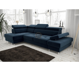 Rohová sedacia súprava GALAXY MINI 170x280 - modrá, ľavá