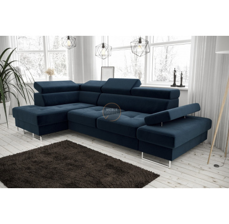 Rohová sedacia súprava GALAXY MINI 170x280 - modrá, ľavá Rohová sedacia súprava GALAXY MINI 170x280 - modrá, ľavá