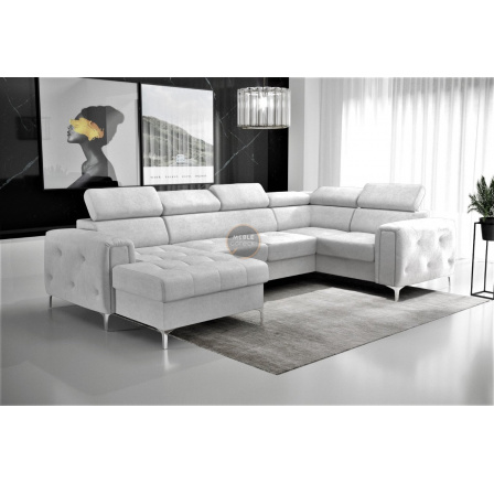 Rohová sedacia súprava ORION MAX III s funkciou spania 165x320x185 cm - sivá, pravá Rohová sedacia súprava ORION MAX III s funkciou spania 165x320x185 cm - sivá, pravá