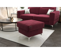 Taburet s úložným priestorom MALIBU 55x55 cm - Odtiene tmavo ružovej