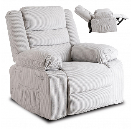 Rozkladacie kreslo ARTURO Sivý Manšester