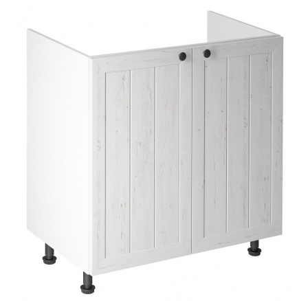 Kuchynská dolná skrinka PROVENCE D80, Biela/Borovica Andersen