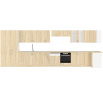Kuchynská skrinka SALLY 40-DK-210-2F, Dub sonoma