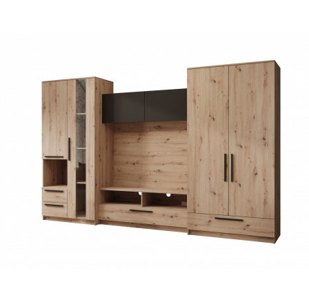 Obývacia stena Male Artisan+Čierna Obývacia stena Male Artisan+Čierna
