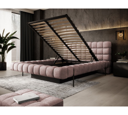 Posteľ Magentta + kovový rám / plynový zdvihák / úložný box na posteľnú bielizeň 180x200 Touch 24 1