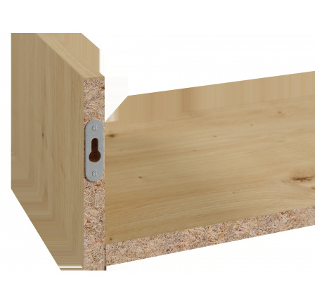 Vissta 60 Remeselná dubová polica Dąb Artisan 60x14 Nie je relevantné