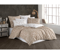 Bavlnený obliečka na vankúš Misty béžová 50x50