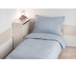 Obliečky Atlas gradl 140x200, 70x90cm sivé hotelový uzáver