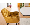 Jedálenská stolička CHERRY Velvet black/curry Velvet Bluvel 68