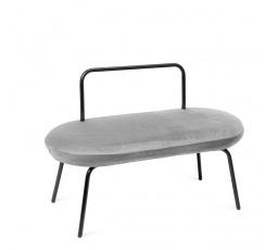 Lavica INA GREY 95x45x61 cm ALL 828299