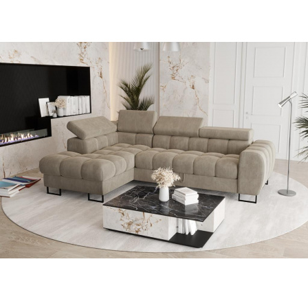 Rohová sedacia súprava ASPEN MINI 260x170 cm - ľavá, béžová Rohová sedacia súprava ASPEN MINI 260x170 cm - ľavá, béžová
