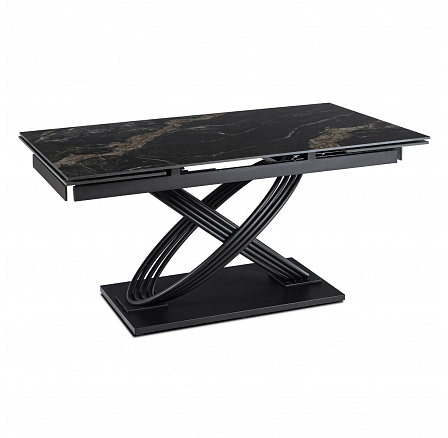 Stôl IBIZA Keramický Rozkladací 160-240 cm Čierny