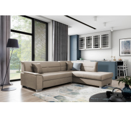 Rohová sedacia súprava BERGEN, Monolit 09, pravá