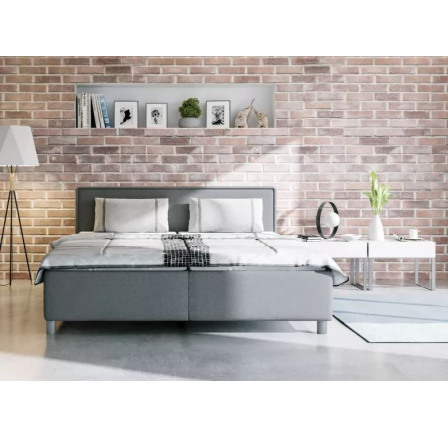 Posteľ Portland 160x200 sivá