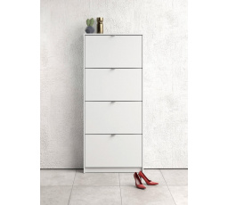 Botník FLAP 007 4KL, Biely