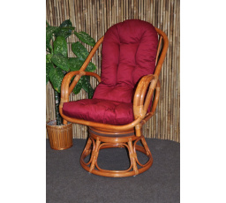 Vankúš na kreslo Havai bordový