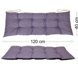 Podsedák 120x40 fialový melír