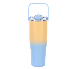 Termohrnček New York 900ml žlto-modrý