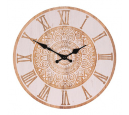 Hodiny nástěnné - mandala, MDF, 34 cm