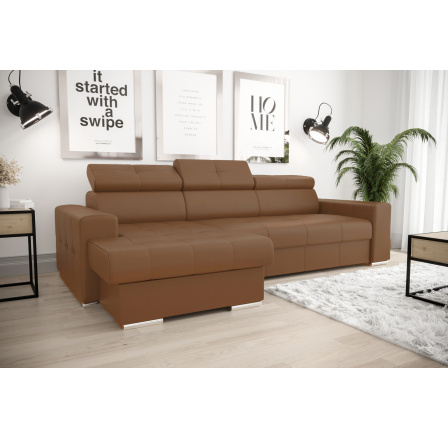 Rohová sedacia súprava s funkciou spania MARGO 160x250 (ODTIEŇY HNEDÉ)NE 23 - Rýchle doručenie Rohová sedacia súprava s funkciou spania MARGO 160x250 (ODTIEŇY HNEDÉ)NE 23 - Rýchle doručenie