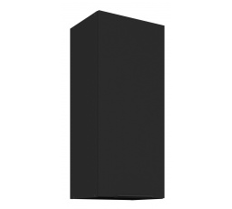 Horná skrinka SIENA - 40 G-90 1F, Čierna mat/Čierna mat