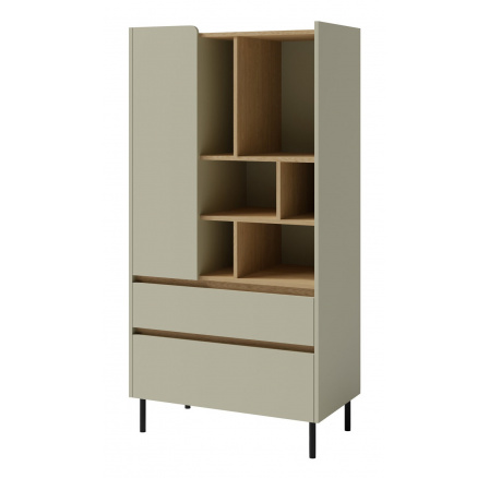 Regál LUCA LC 6, Eukalyptus/Dub Baltic Dune Regál LUCA LC 6, Eukalyptus/Dub Baltic Dune