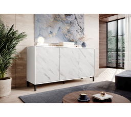 Komoda MARMO KOM150/3D, biela