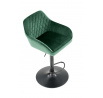 Barová stolička H103, zelený Velvet