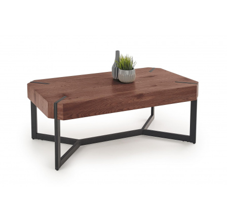 Konferenčný stôl LAVIDA, Orech/Čierna