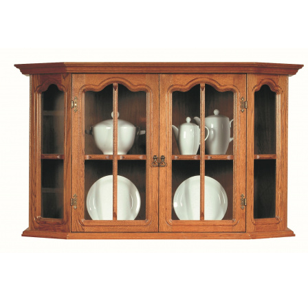 KOLUMBUS (KINGA) - závesná vitrína z dreva D3-145 x 80 kolekcia "B" (K150-Z)