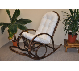 Vankúš pre hojdacie kreslo biely