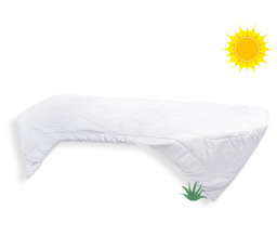 Predĺžená prikrývka Aloe Vera 140x220cm letná 495g
