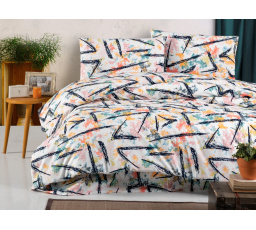 Obliečky bavlna 140x200, 70x90cm Dance zipsový uzáver