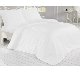 Saténový poťah na relaxačný vankúš biely 50x145