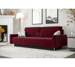 Sofa PIANO DL 225 cm - vínová