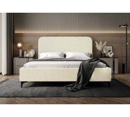 Posteľ VENEZIA 160 ecru MCV 2256 - rýchle odoslanie