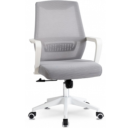 Otočná stolička LEFKAS Sivá