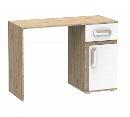 Písací stôl APETITO 09, Dub/Biela