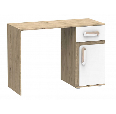 Písací stôl APETITO 09, Dub/Biela
