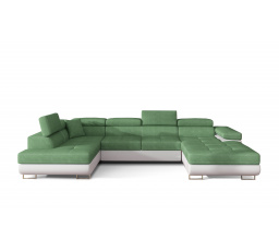 Rohová sedacia súprava v tvare U RODRIGO, ľavá, Soro 34/Soft 17