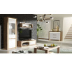 Komoda LIVINIO L8 Ribbeck / Biely lesk