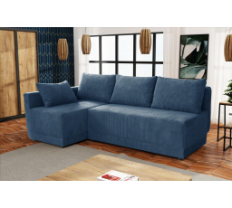 Rohová sedacia súprava Neklan L modrá