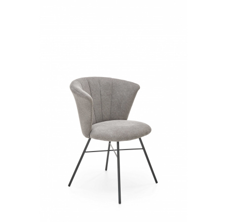 Jedálenská stolička K459, sivá