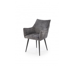 Jedálenská stolička K559, sivá/čierna
