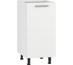 Kuchynská dolná skrinka VENTO D-40/82, biely mat