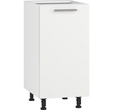 Kuchynská dolná skrinka VENTO D-40/82, biely mat